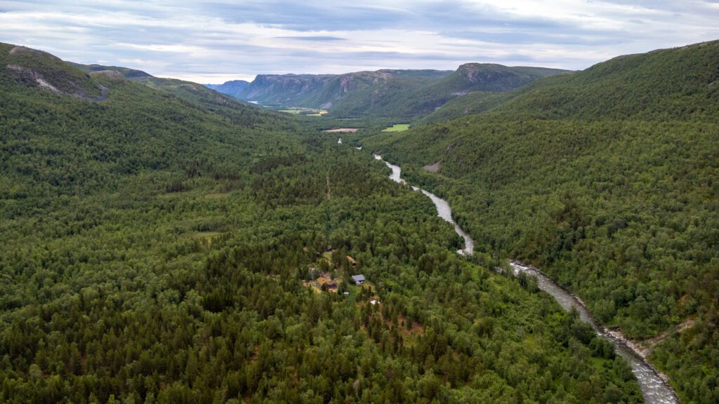 Mathiselva the river close to the lodge