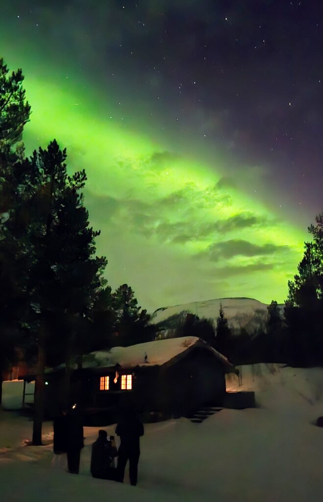 northern lights in march in norway alta