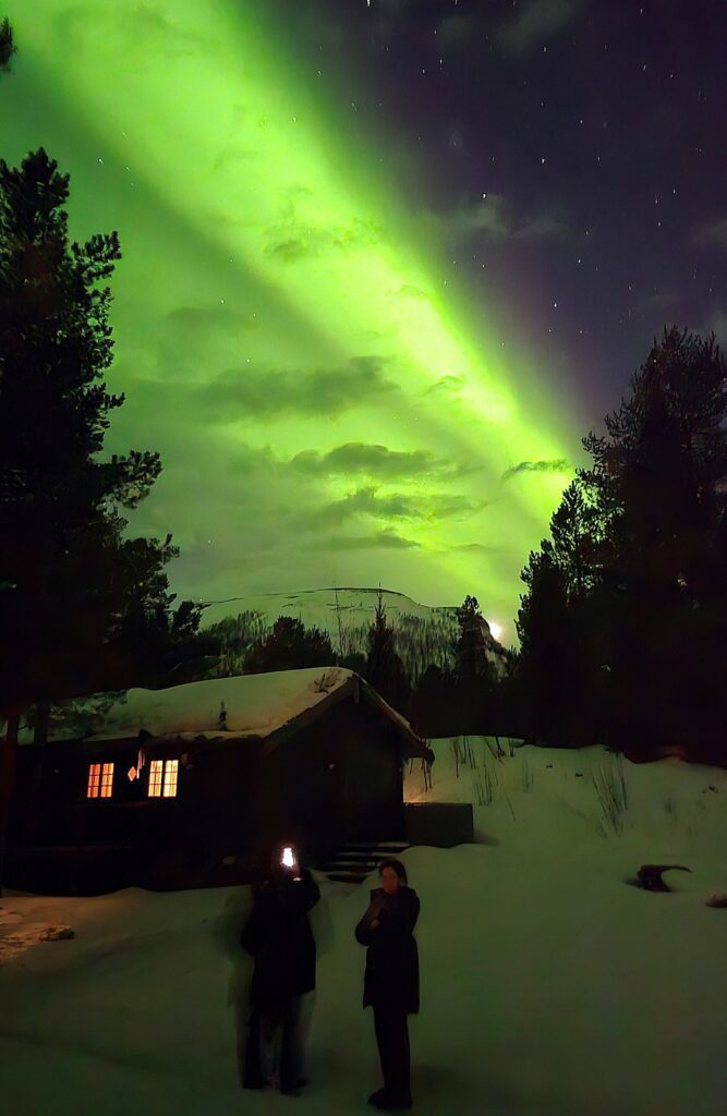 aurora borealis at Onga