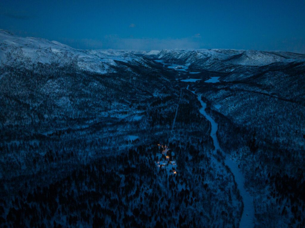 dark sky at ONGA Boutique Lodge in Alta, Norway
