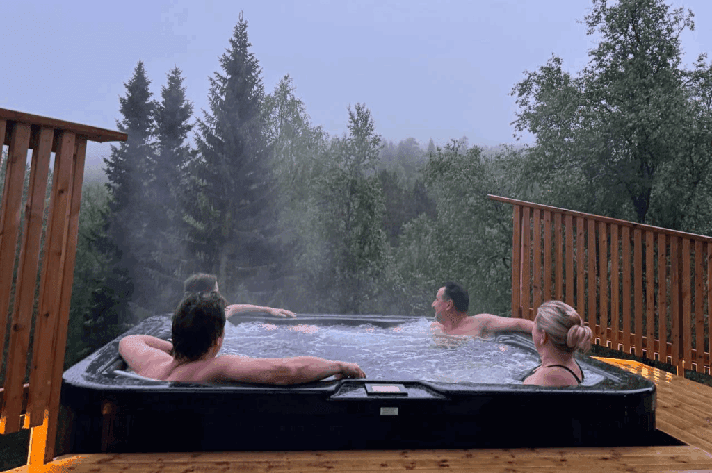 shared hottub