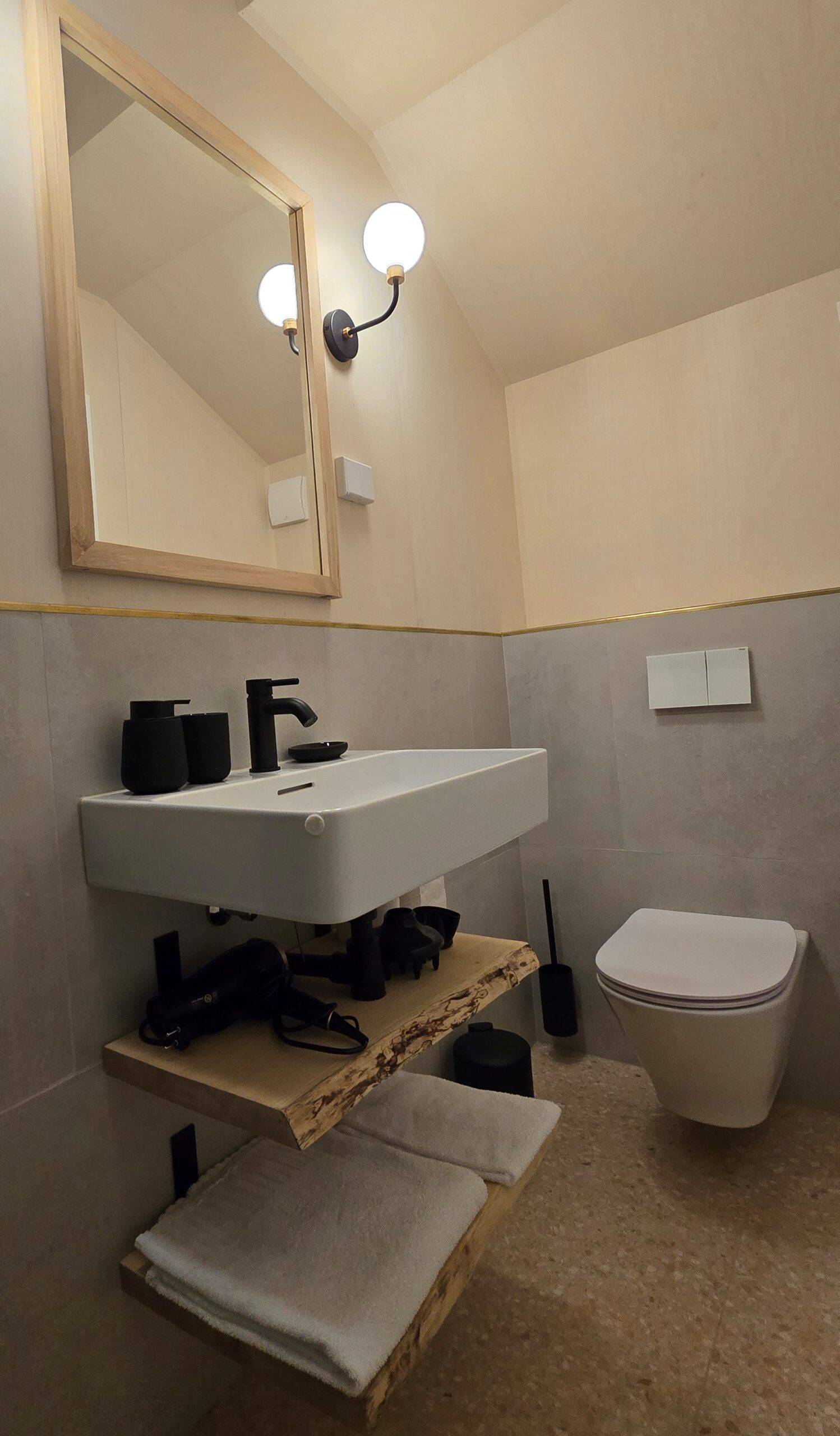 Bathroom with heated floors