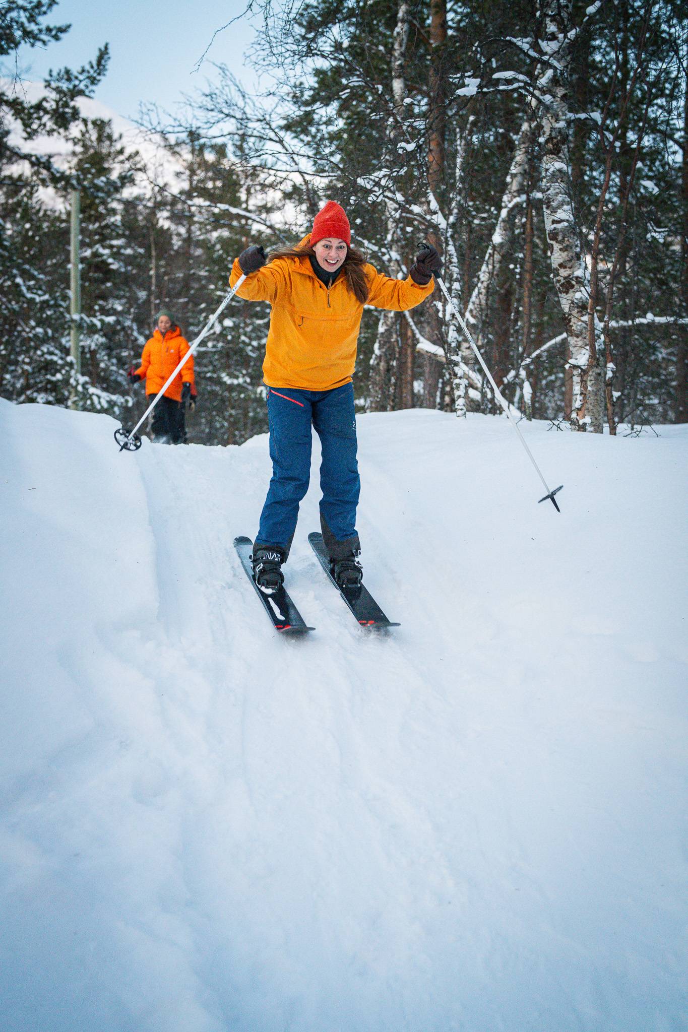 arctic gliders: hiking ski adventure