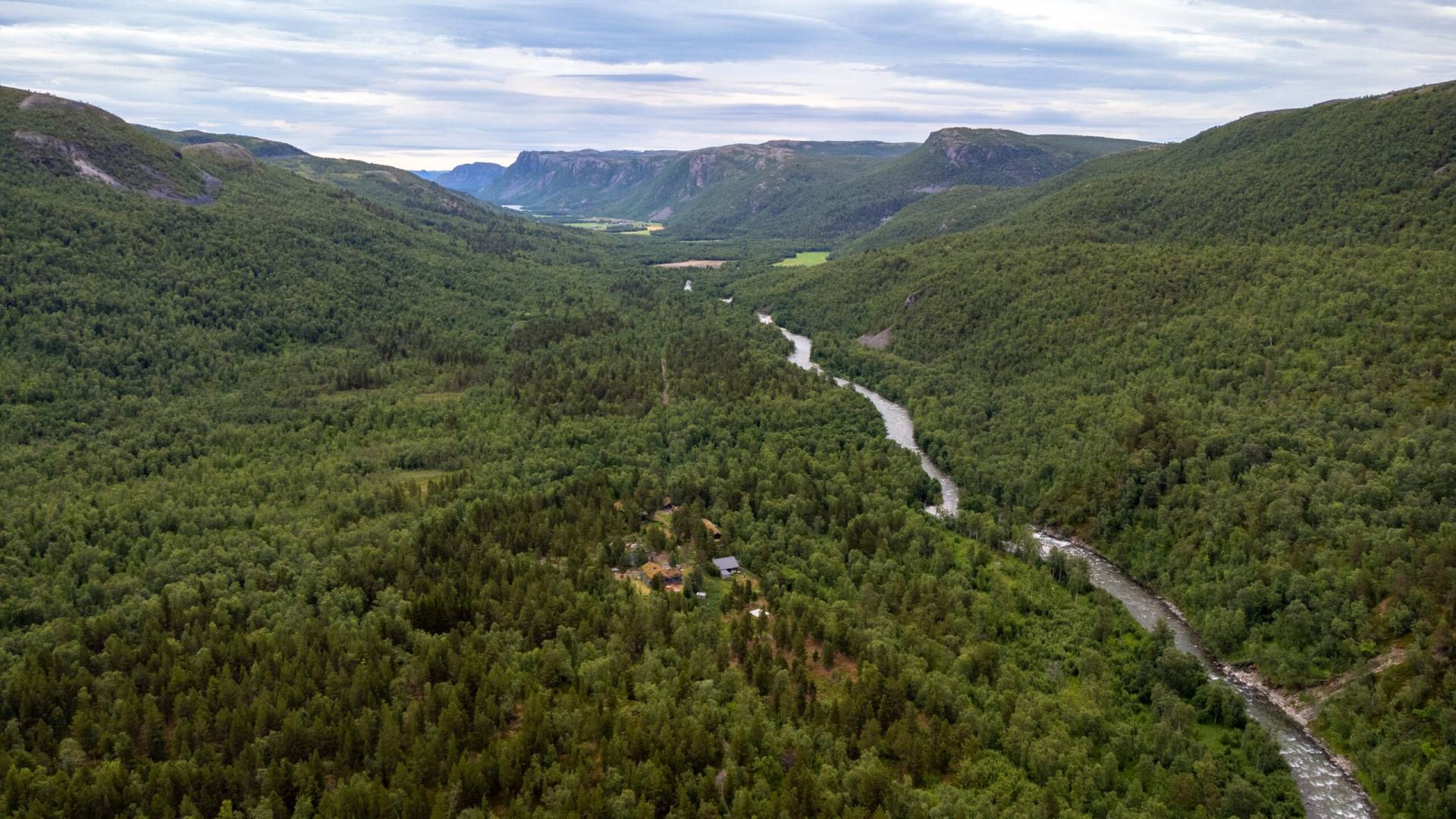Mathiselva the river close to the lodge